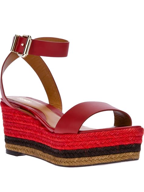 fendi wedge sandals|Fendi clothing australia.